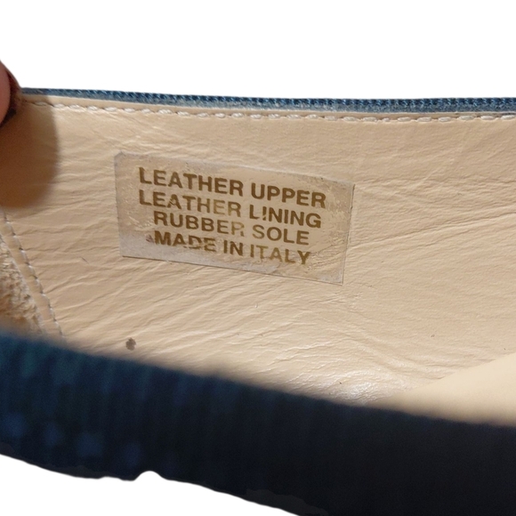 Ron White Solina Platform Lug Sole Green Loafer Flat Size 8.5 - Picture 9 of 12